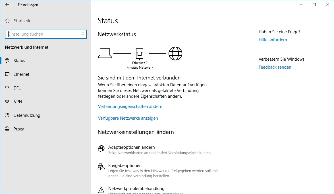 Netzwerk und Internet