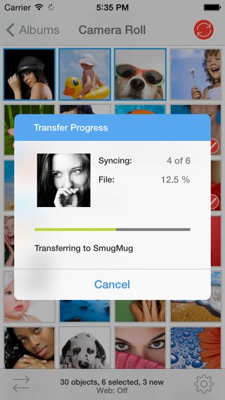 Transfer to SmugMug